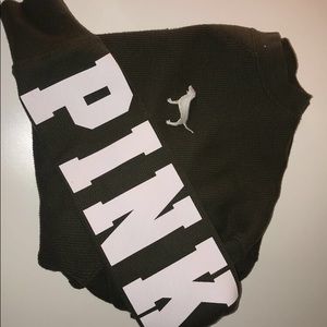 Army green pink shirt